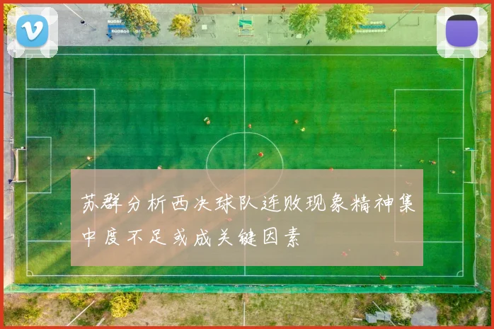 苏群分析西决球队连败现象精神集中度不足或成关键因素